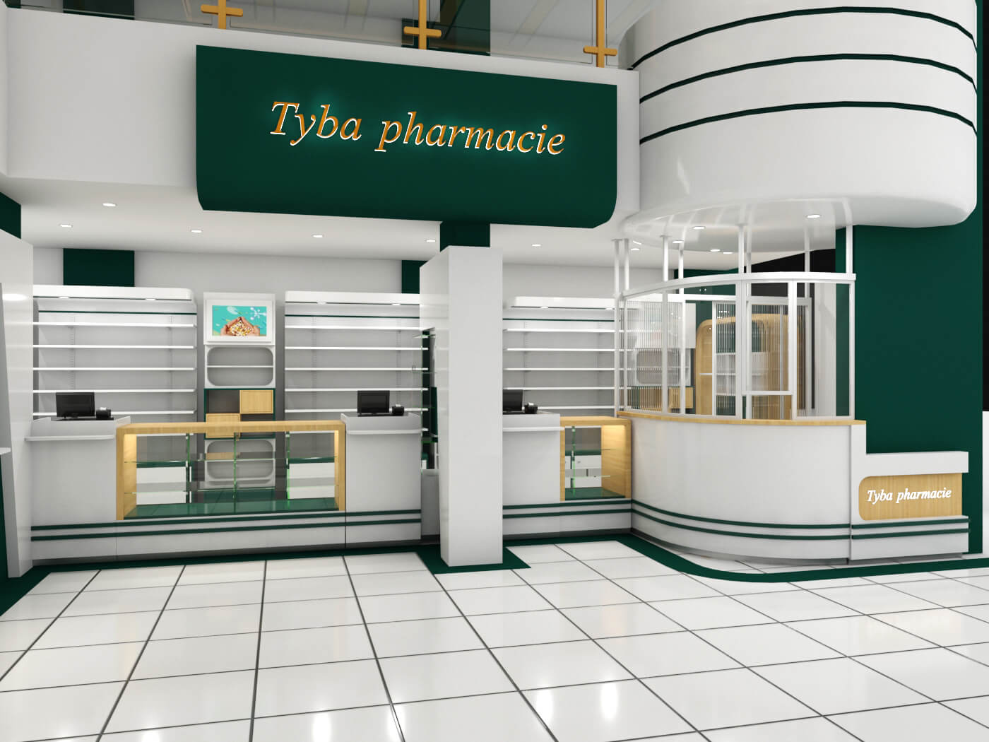 pharmacy furniture design