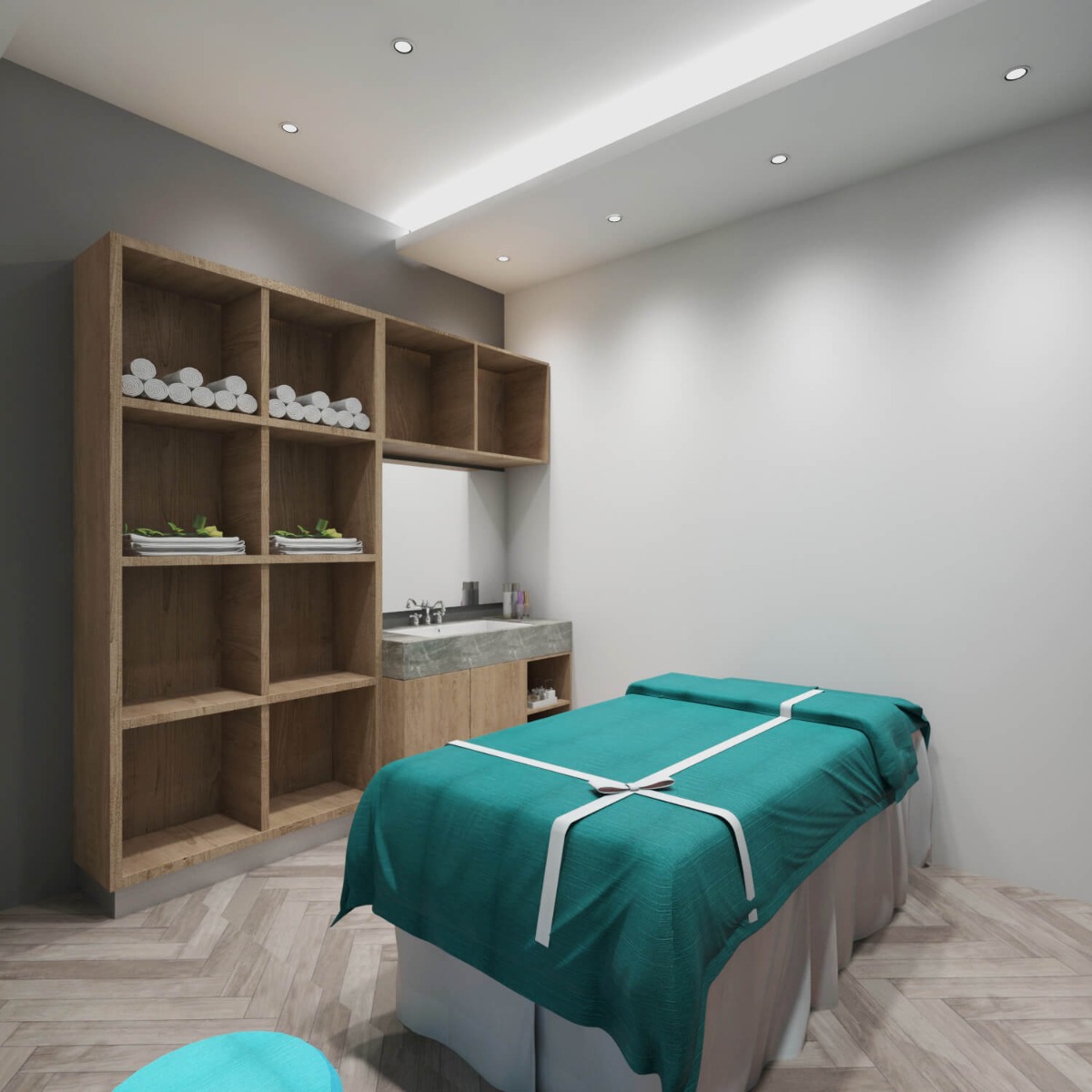 Skin care rooms