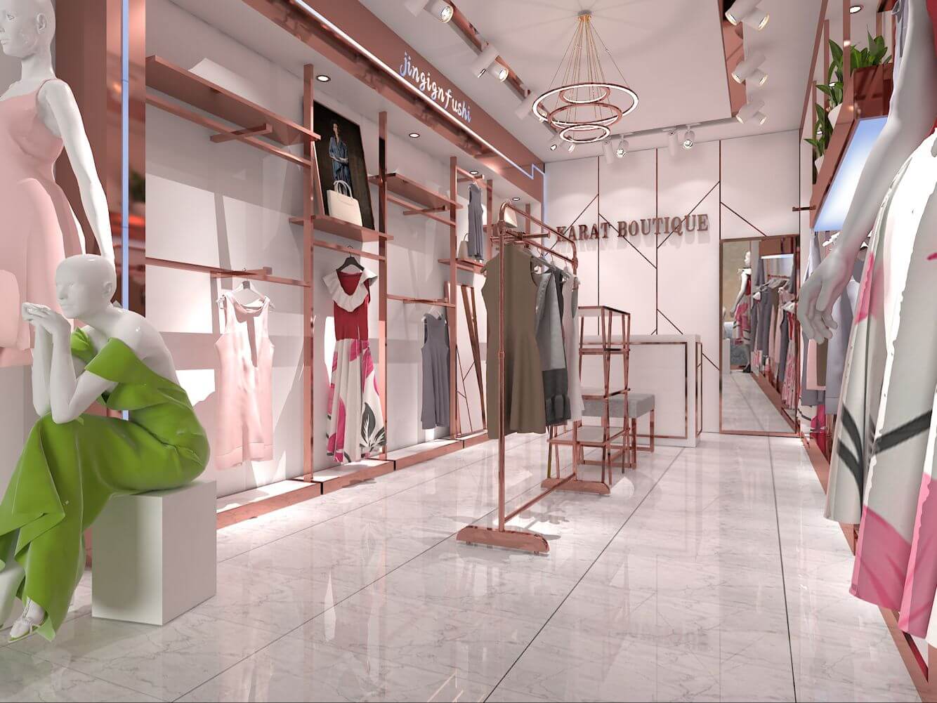 Clothes shop design