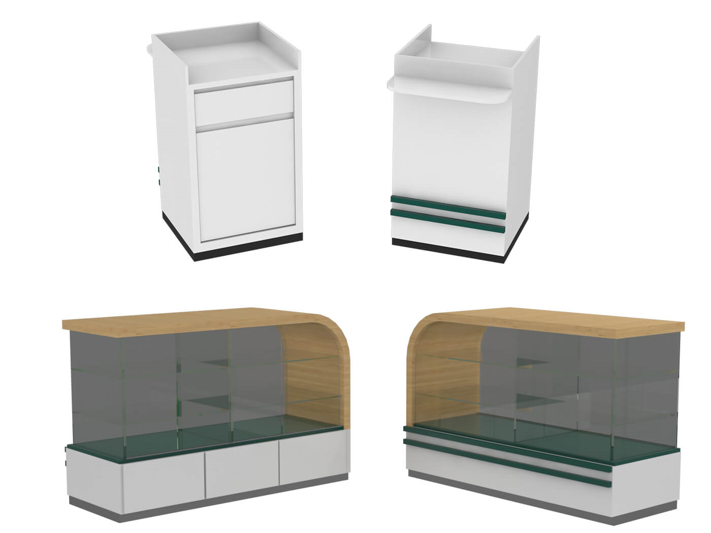 Cashier counter