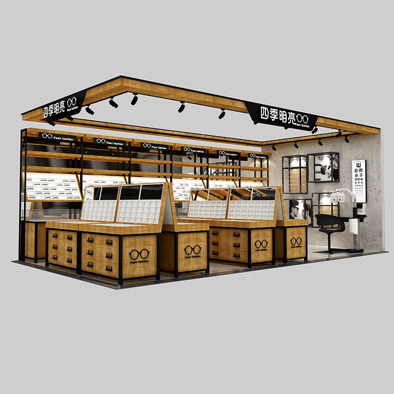 Optical shop layout
