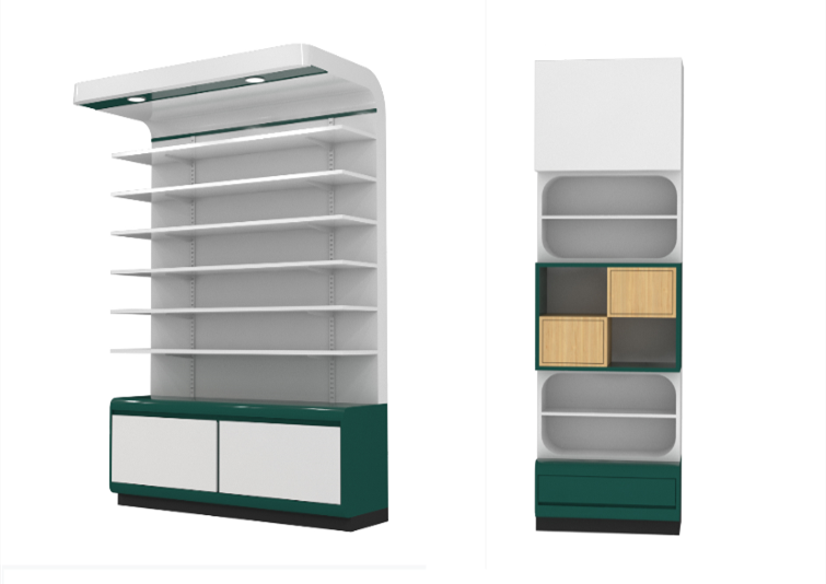 Wall display cabinet